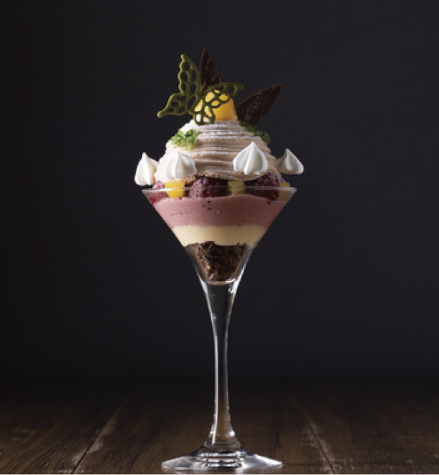 モンブランスイーツパフェ